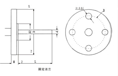 雙金屬溫度計固定法蘭